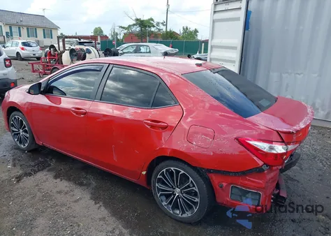 2016 Toyota Corolla S Plus z USA, uszkodzony, nr VIN 2T1BURHEXGC727132